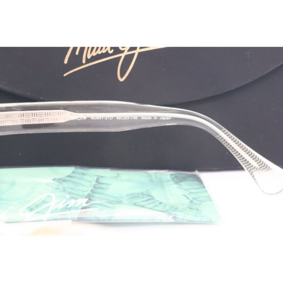 Maui Jim Joy Ride M J841-21D Light Pink Oval Sunglasses Brown polarized Lens - Picture 6 of 8